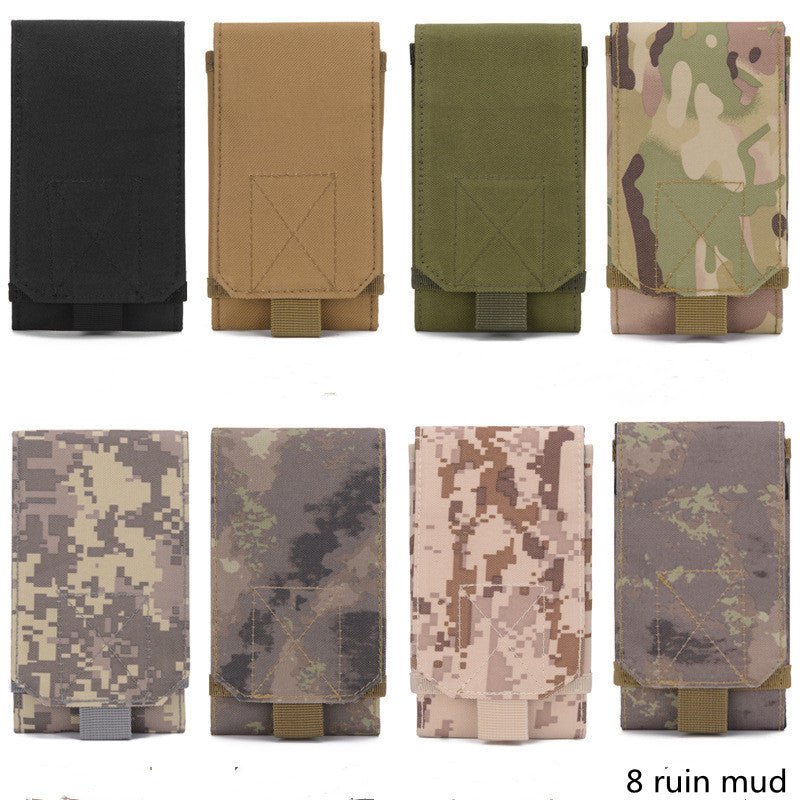 Molle Cep Telefonu Çantası Bel Çantası Erkek Spor Koşu Para Kesesi Evrensel Çok Fonksiyonlu Dikey Kemer Taşınabilir Giyim Kemeri