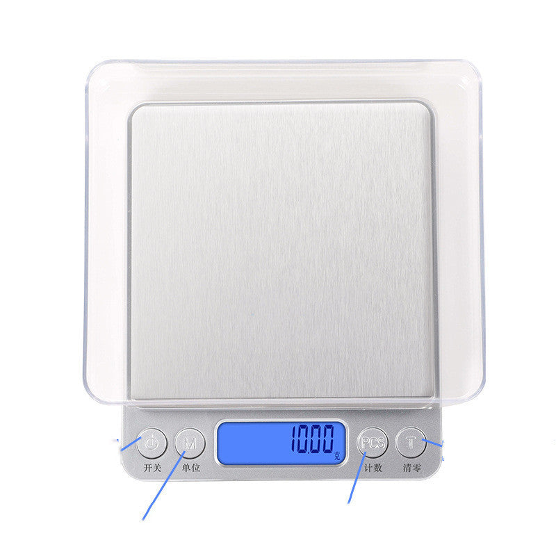 Mutfak Terazisi, Yüksek Hassasiyetli 0,01 g Terazi, Ev Tipi Paslanmaz Çelik Gıda Terazisi, / Kitchen Scale High Precision 0.01g Scale Household Stainless Steel Food