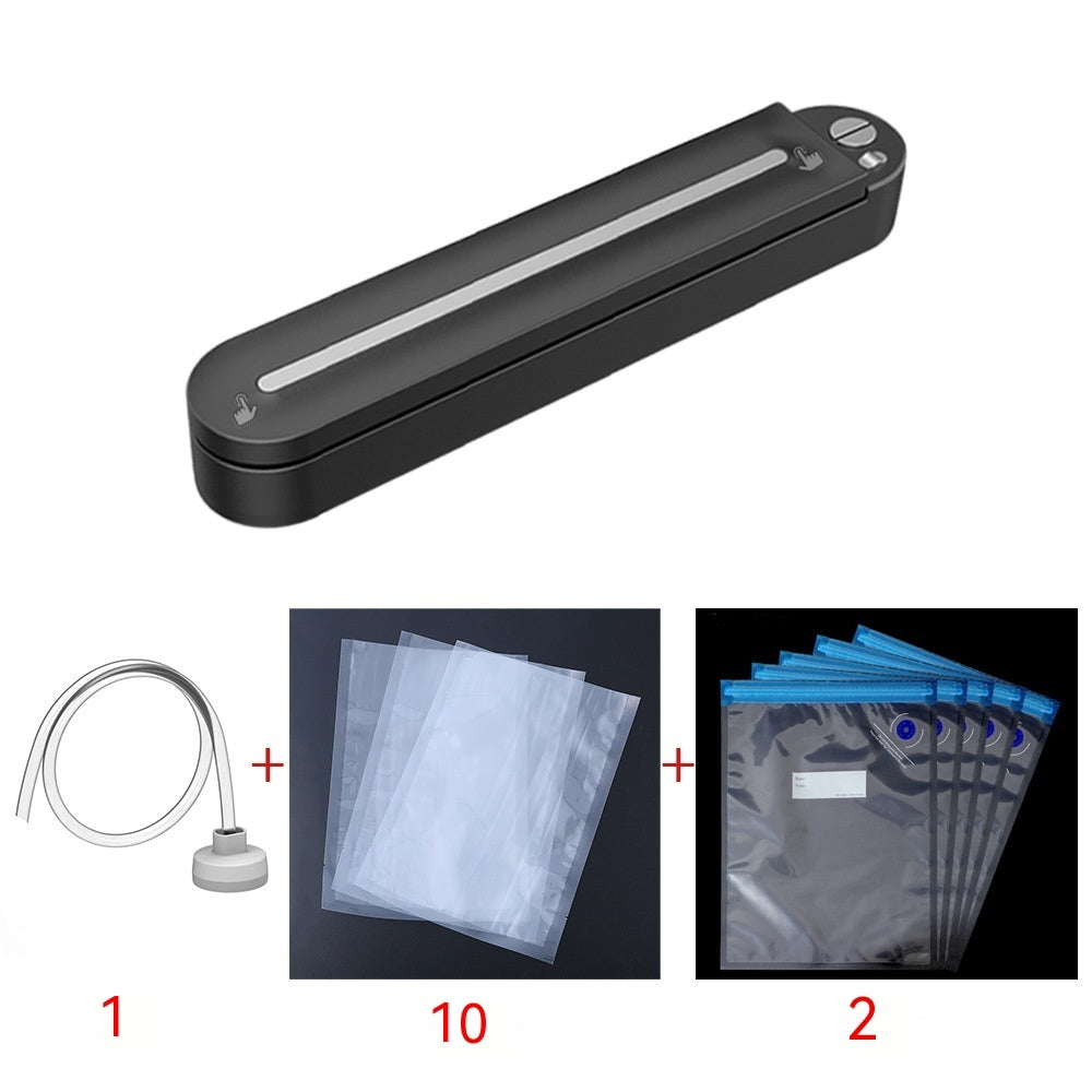 Vakumlu Paketleme Makinesi Ev Tipi Mini Paketleme Mutfak Aletleri / Vacuum Sealing Machine Household Mini Seal Kitchen Gadgets
