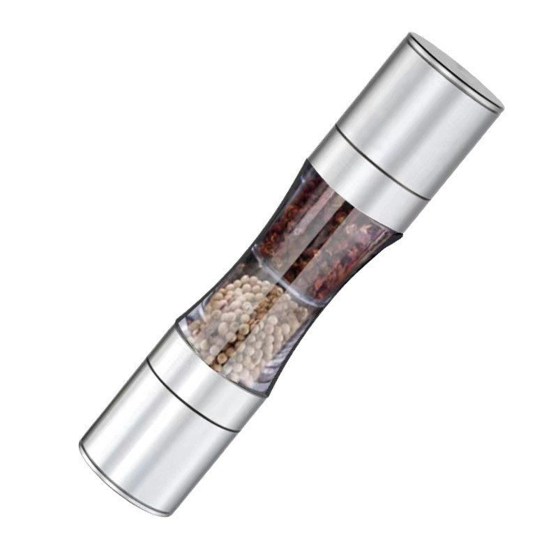 304 Double-headed Stainless Steel Pepper Grinder / 304 Çift Başlıklı Paslanmaz Çelik Karabiber Öğütücü