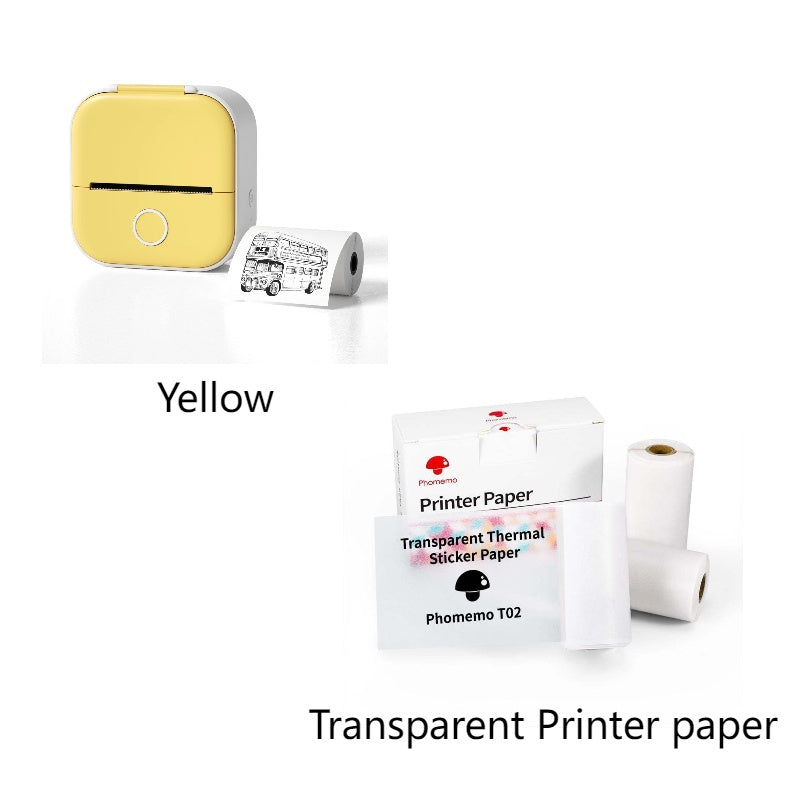 Taşınabilir Mini Termal Etiket Yazıcısı Ev Fotoğraf Yazıcısı Öğrenci Yanlış Soru Yazıcısı Bluetooth Uyumlu Mini Etiket Yazıcısı Fiyat Etiketi