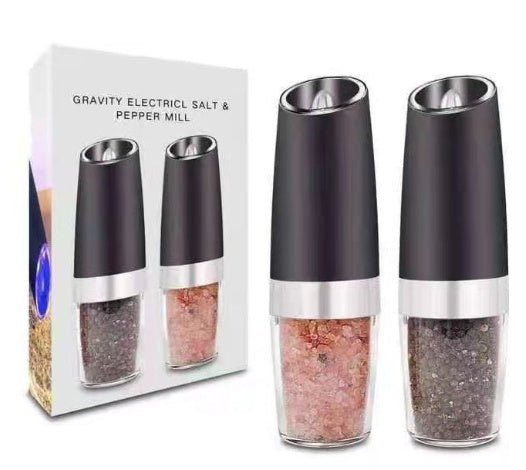 Elektrikli Yerçekimli Karabiber Öğütücü Tuz Öğütücü Ayarlanabilir Kalınlık / Electric Gravity Pepper Grinder Salt Grinder Adjustable Coarseness