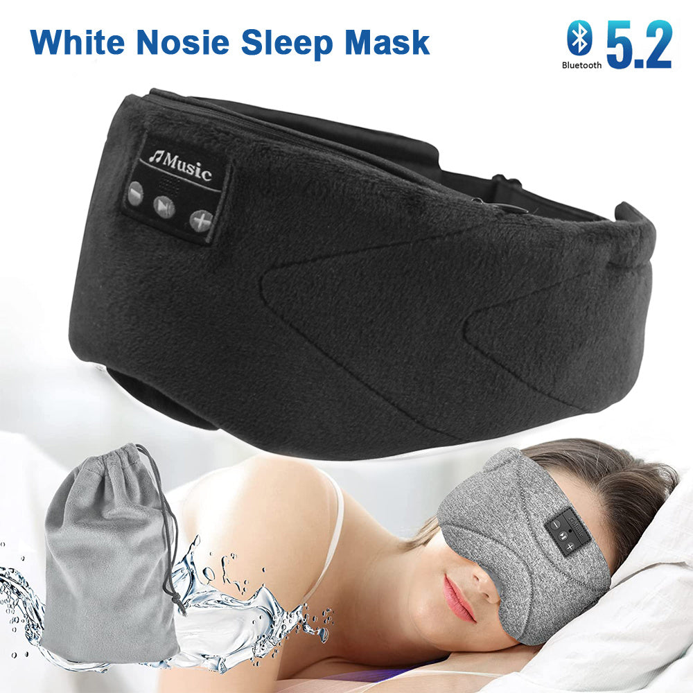 White Noise Bluetooth Sleep Eye Mask / Beyaz Gürültü Bluetooth Uyku Göz Maskesi