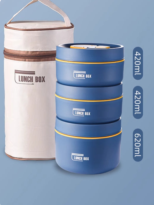 Taşınabilir Kendiliğinden Isınan Japon Isı Yalıtımlı Öğle Yemeği Kutusu / Portable Self-heating Japanese Thermal Insulation Lunch Box