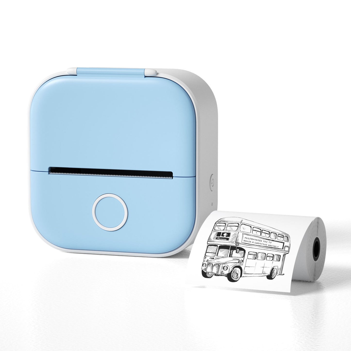 Taşınabilir Mini Termal Etiket Yazıcısı Ev Fotoğraf Yazıcısı Öğrenci Yanlış Soru Yazıcısı Bluetooth Uyumlu Mini Etiket Yazıcısı Fiyat Etiketi