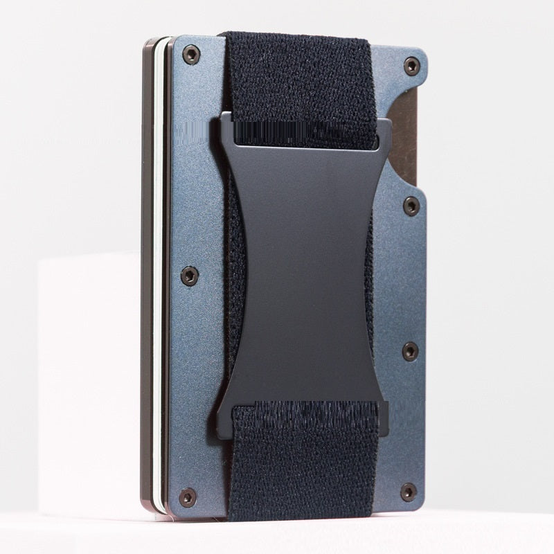 Yeni Tracker Cüzdan Karbon Fiber Metal Halka