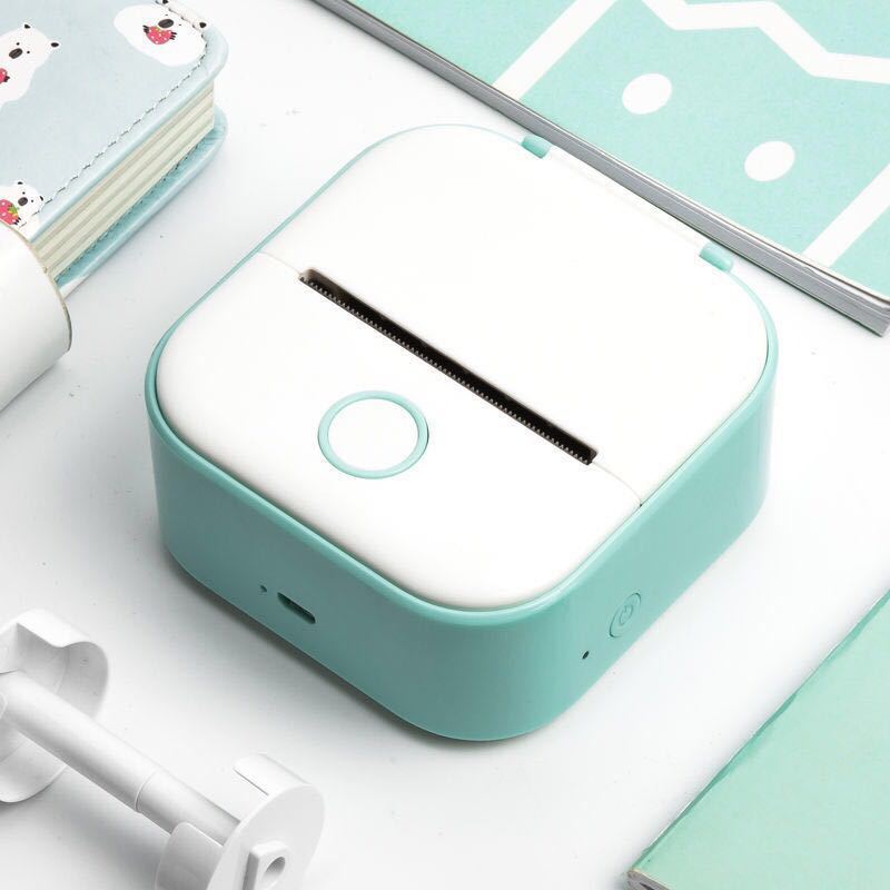 Taşınabilir Mini Termal Etiket Yazıcısı Ev Fotoğraf Yazıcısı Öğrenci Yanlış Soru Yazıcısı Bluetooth Uyumlu Mini Etiket Yazıcısı Fiyat Etiketi