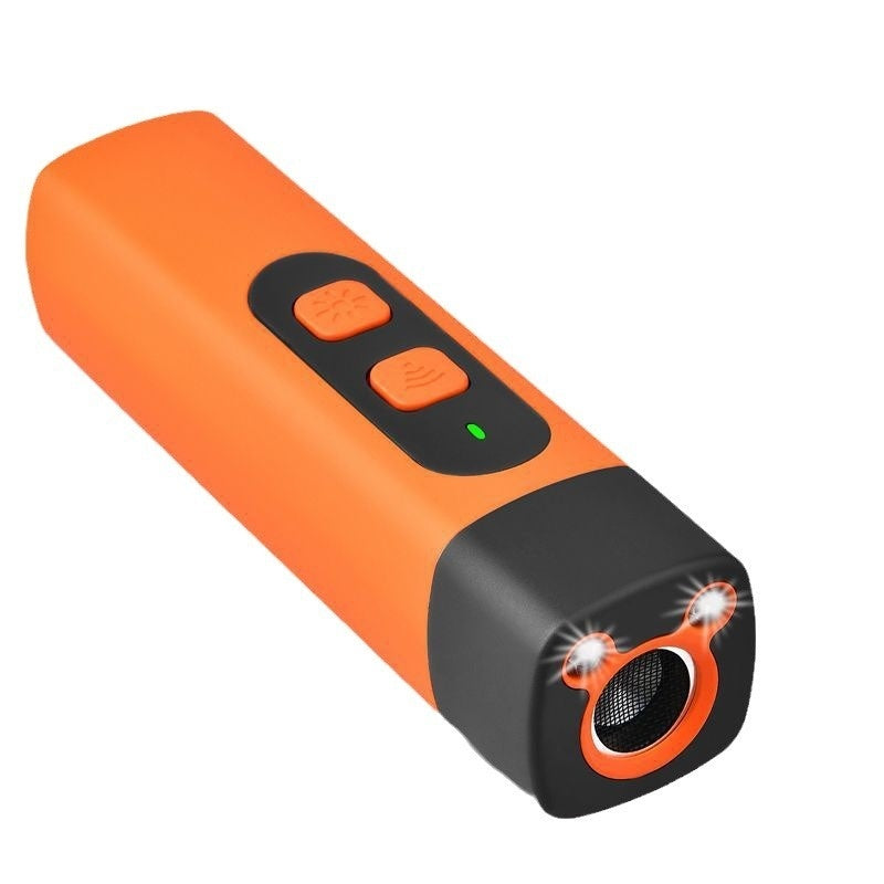 Pet Dog Repeller Ultrasonic Dog Training Device Rechargeable Anti Dog Bark Deterrent Device With LED Flashlight Pets Supplies / Evcil Hayvan Köpek Kovucu Cihaz LED El Feneri ile Evcil Hayvan Malzemeleri