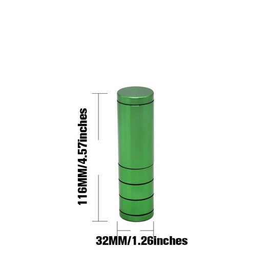 Creative Portable Aluminum Alloy Smoke Grinder Set tütün saklama kokusu