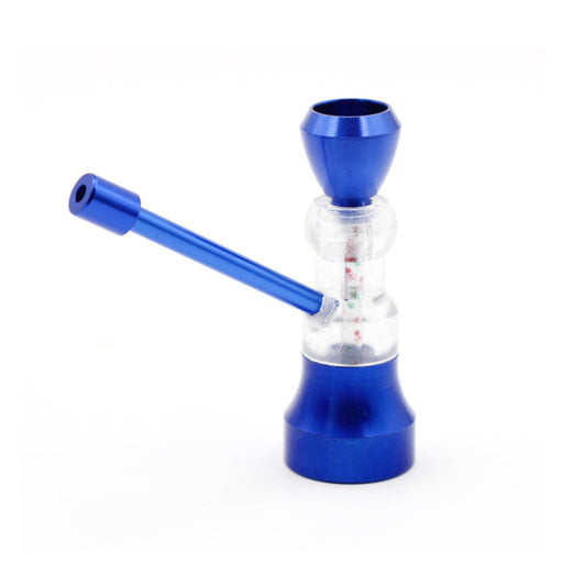 Nargile Metal Transparent And Creative Tobacco Pipe Exquisite Aluminum Alloy Portable Filter Metal Smoke