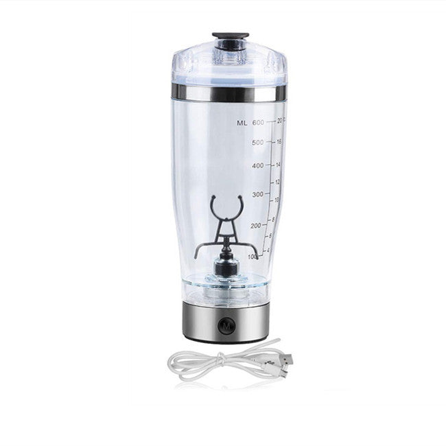 Elektrikli Protein Shake Karıştırıcı USB Shake Şişesi Süt Kahve Blender Su Isıtıcısı Spor ve Fitness Şarjlı Elektrikli Shaker Bardak