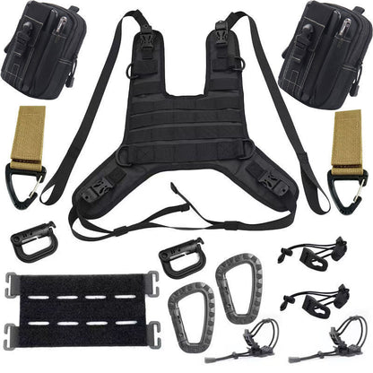 Universal Vest Fuel Tank Bag Mount Base / MOTOR DEPO ÜSTÜ TAKTİK ÇANTA