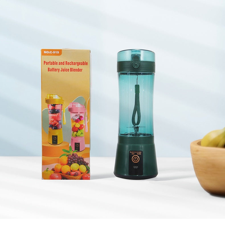 Taşınabilir Elektrikli Meyve Sıkacağı Kablosuz USB Şarj Edilebilir Mini Mikser Çok İşlevli Yaz Smoothie Blender Makinesi Mutfak Malzemeleri