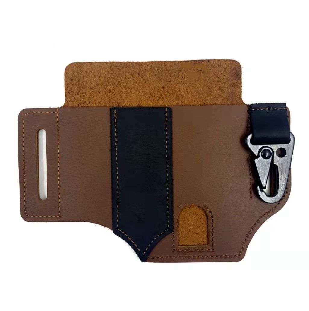 Açık Hava Vintage EDC Taktik Alet Deri Çantası