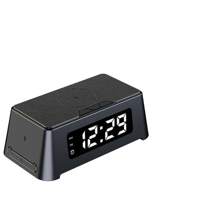 Özel Mod Akıllı Çalar Saat Hepsi Bir Arada Kablosuz Şarj Cihazı / Private Mode Smart Alarm Clock All-in-one Wireless Charger