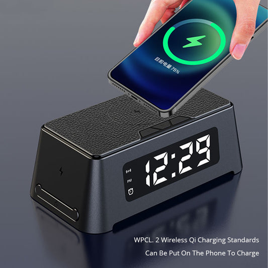 Özel Mod Akıllı Çalar Saat Hepsi Bir Arada Kablosuz Şarj Cihazı / Private Mode Smart Alarm Clock All-in-one Wireless Charger