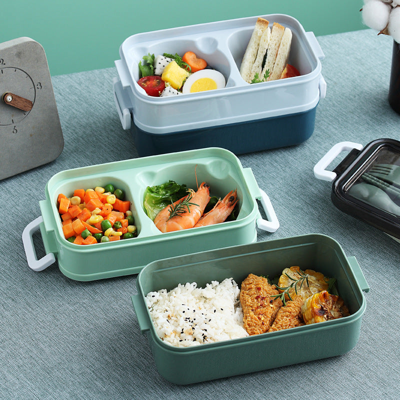 Çok Katmanlı Öğle Yemeği Kutusu Bento Kutusu Plastik Ofis Arabası Mevcuttur