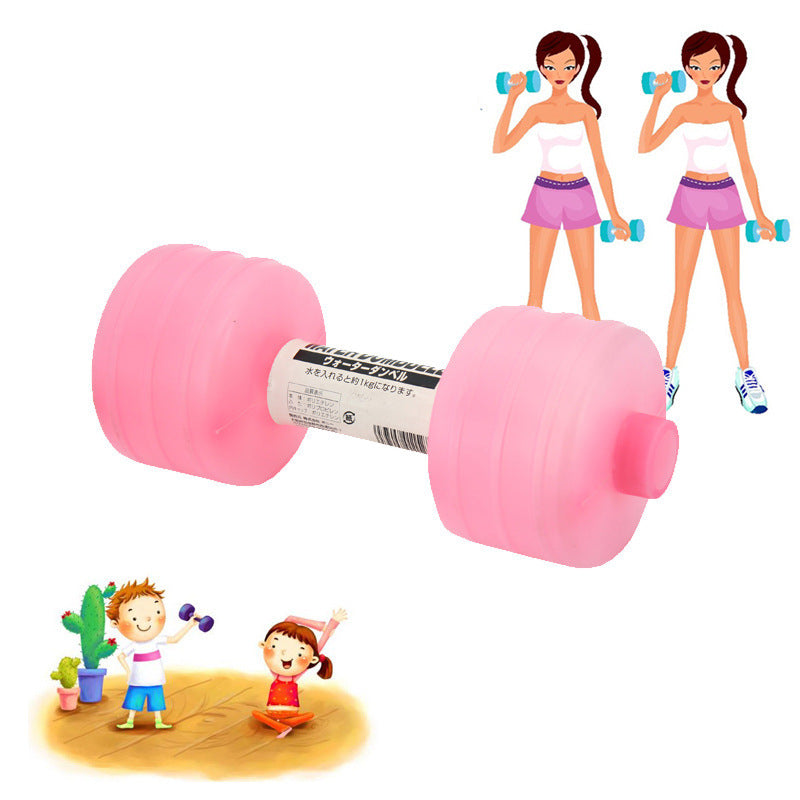 Vücut Geliştirme Su Dambıl Ağırlık Dambılları Zayıflama Fitness Spor Salonu Ekipmanları Yoga Eğitim Spor Plastik Şişe Egzersiz