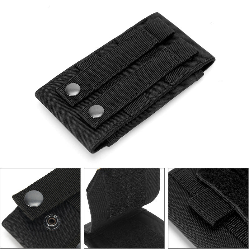 Molle Cep Telefonu Çantası Bel Çantası Erkek Spor Koşu Para Kesesi Evrensel Çok Fonksiyonlu Dikey Kemer Taşınabilir Giyim Kemeri