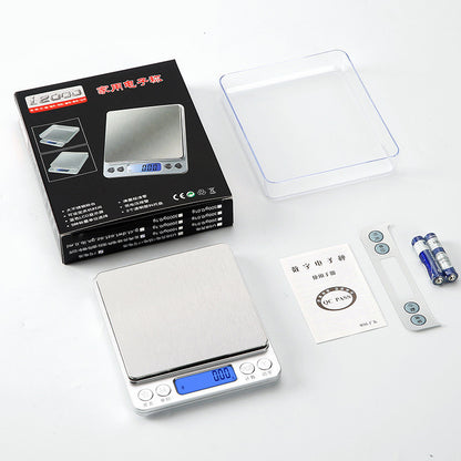 Mutfak Terazisi,  Yüksek Hassasiyetli 0,01 g Terazi, Ev Tipi Paslanmaz Çelik Gıda Terazisi,  / Kitchen Scale  High Precision 0.01g Scale Household Stainless Steel Food