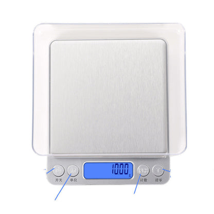 Mutfak Terazisi,  Yüksek Hassasiyetli 0,01 g Terazi, Ev Tipi Paslanmaz Çelik Gıda Terazisi,  / Kitchen Scale  High Precision 0.01g Scale Household Stainless Steel Food