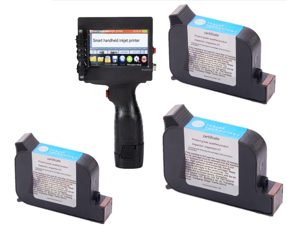 Dijital Akıllı Otomatik El Tipi Kod Püskürtme Makinesi / Digital Intelligent Automatic Handheld Code-spraying Machine