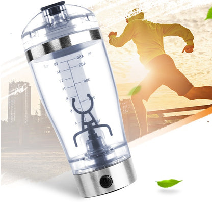 Elektrikli Protein Shake Karıştırıcı USB Shake Şişesi Süt Kahve Blender Su Isıtıcısı Spor ve Fitness Şarjlı Elektrikli Shaker Bardak