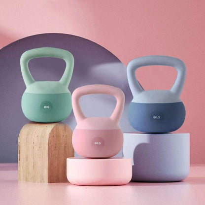 kadınlar için kettlebell fitness aleti