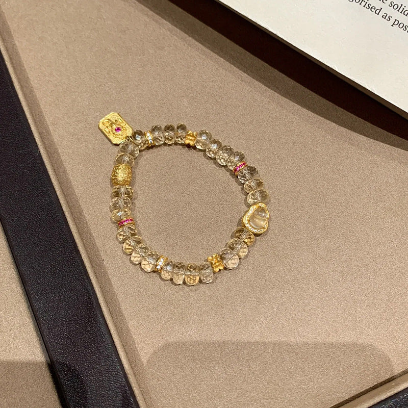 Women's Fashion Crystal Glass Bead Bracelet