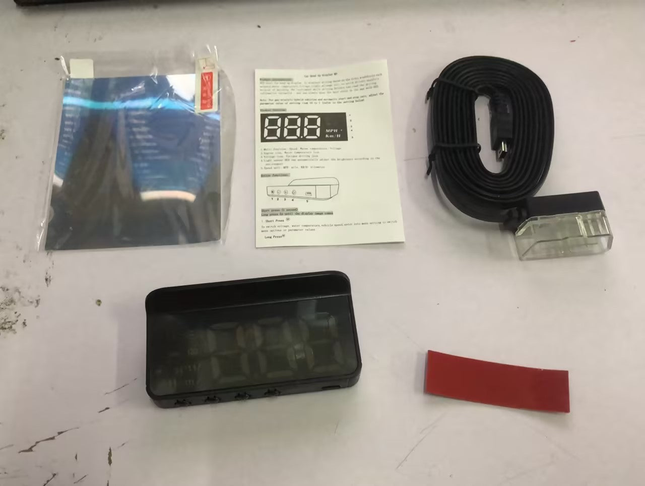 Araba OBD2 GPS Head-Up Display Araba HUD Projektör Ekranı
