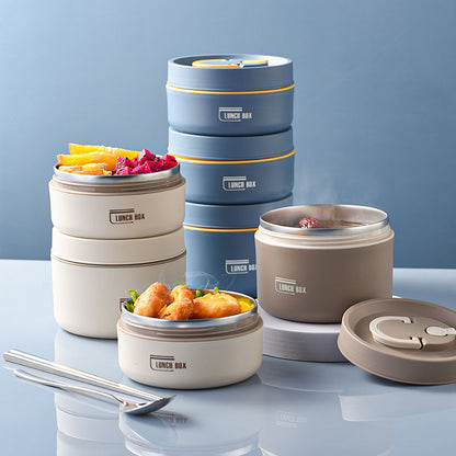 Taşınabilir Kendiliğinden Isınan Japon Isı Yalıtımlı Öğle Yemeği Kutusu / Portable Self-heating Japanese Thermal Insulation Lunch Box