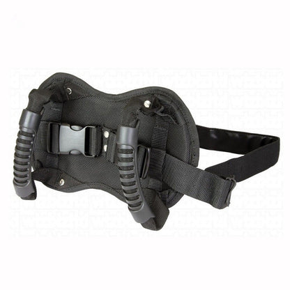 Motorcycle back seat safety handle