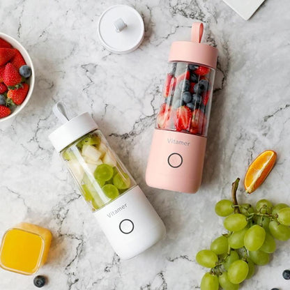 350 ml Taşınabilir Blender Sıkacağı Elektrikli USB Şarj Edilebilir Mikser Smoothie Slushy Bardak Meyve Suyu Blender Şişesi USB Şarjlı Mutfak Aletleri
