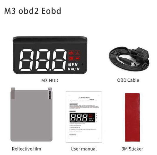 Araba OBD2 GPS Head-Up Display Araba HUD Projektör Ekranı