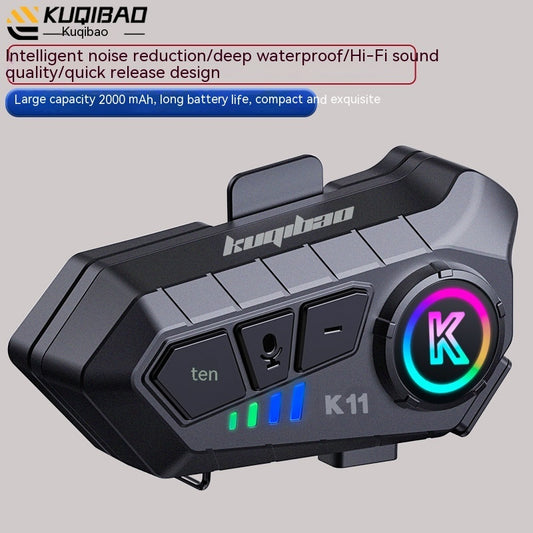 Motorcycle Helmet Heavy Bass Long Endurance Waterproof Bluetooth Headset İNTERKOM