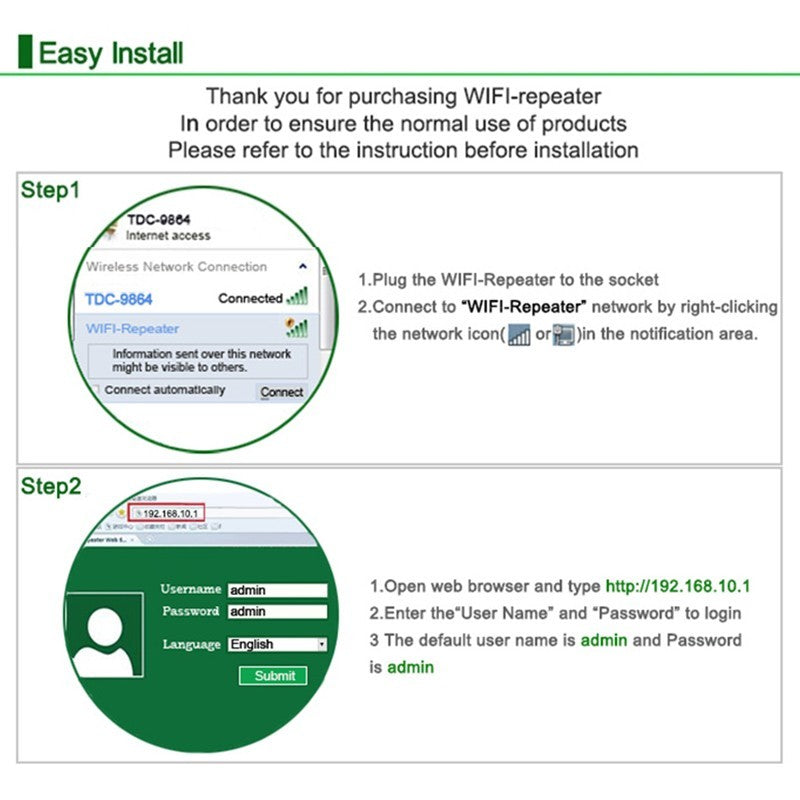 Wifi Tekrarlayıcı Wifi Sinyal Güçlendirici
