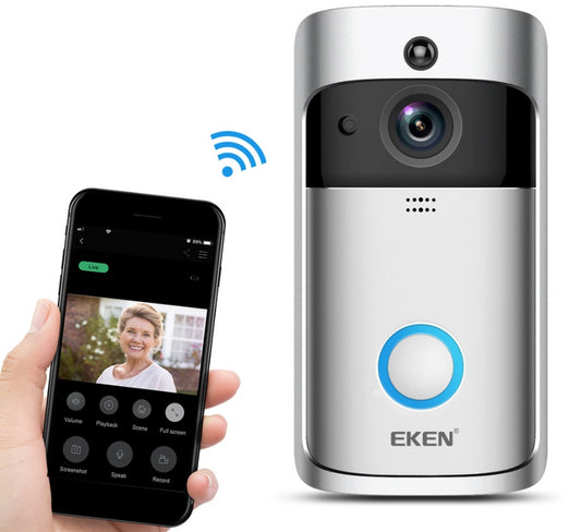 Akıllı Kablosuz WiFi Güvenlik Kapı Zili Video Kapı Zili