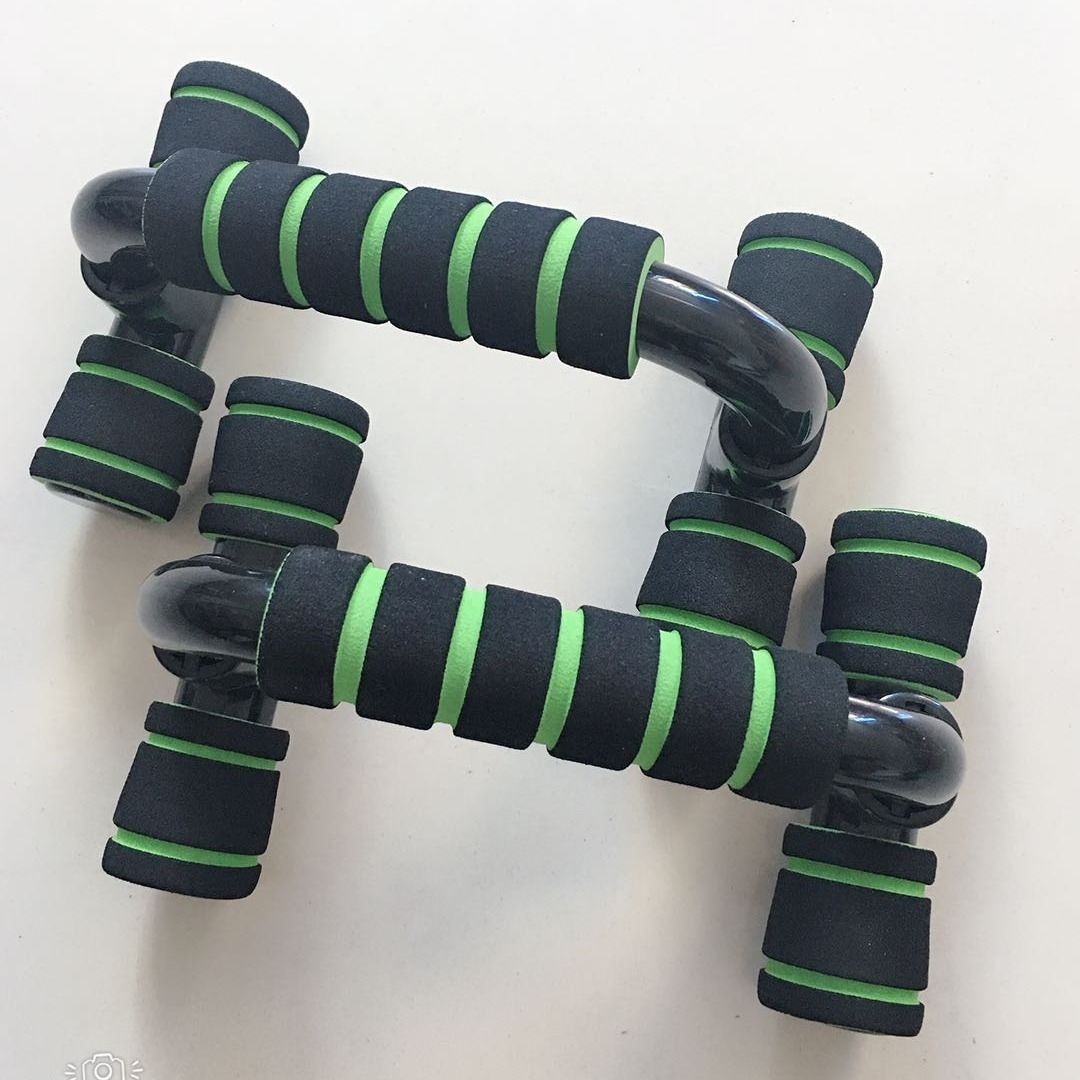 H Şeklinde Şınav Standı Sünger El Tutacağı ABS Fitness Göğüs Antrenmanı Tutma Çubuğu Fitness Egzersiz Eğitmeni