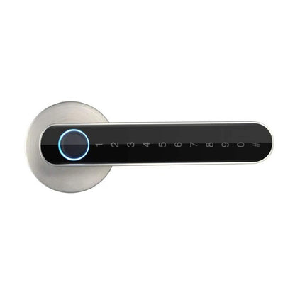 Punch-free Fingerprint Lock Household Wooden Door Smart Lock / Delinmeyen Parmak İzi Kilidi Ev Ahşap Kapı Akıllı Kilidi