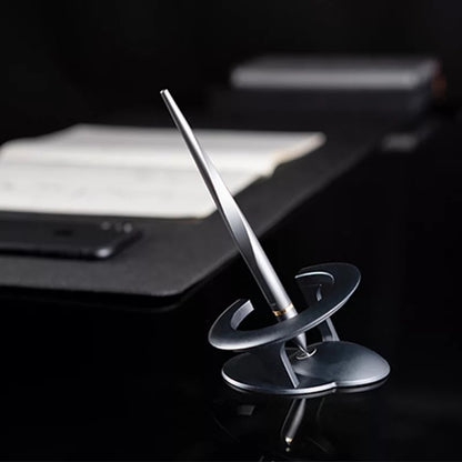 Siyah Teknoloji Manyetik Levitasyonlu Kendinden Destekli Kalem, Üst Düzey İmza Kalemi, Metal Dekorasyon Oyuncağı / Black Technology Magnetic Levitation Self-supporting Pen, High-end Signature Pen, Metal Decoration Toy