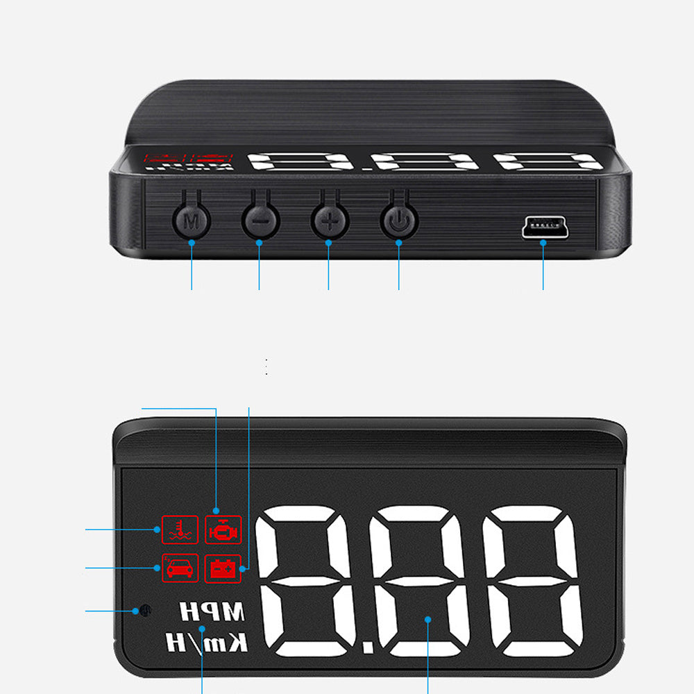 Araba OBD2 GPS Head-Up Display Araba HUD Projektör Ekranı