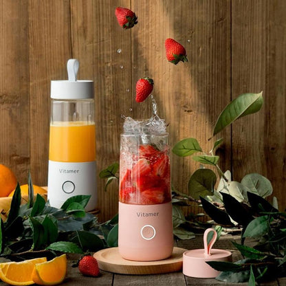 350 ml Taşınabilir Blender Sıkacağı Elektrikli USB Şarj Edilebilir Mikser Smoothie Slushy Bardak Meyve Suyu Blender Şişesi USB Şarjlı Mutfak Aletleri