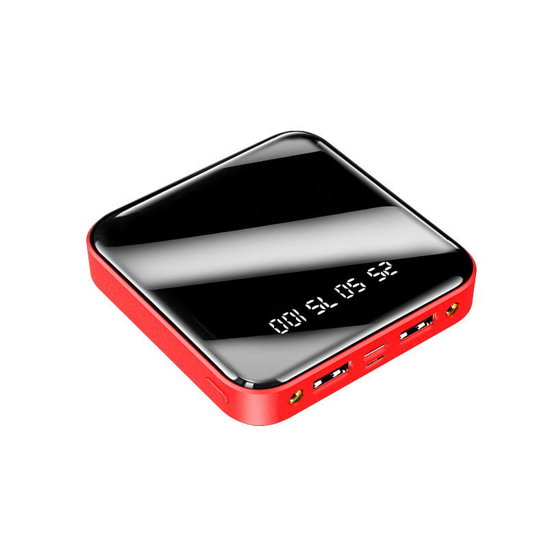 Mini Power Bank 20000 MAh Taşınabilir Aynalı Dijital Ekranlı Power Bank