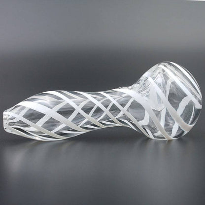 Color Stripes Glass Crafts Hookah Pipe nargile başlığı