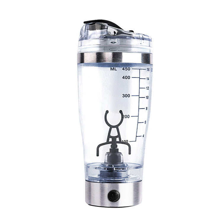 Elektrikli Protein Shake Karıştırıcı USB Shake Şişesi Süt Kahve Blender Su Isıtıcısı Spor ve Fitness Şarjlı Elektrikli Shaker Bardak