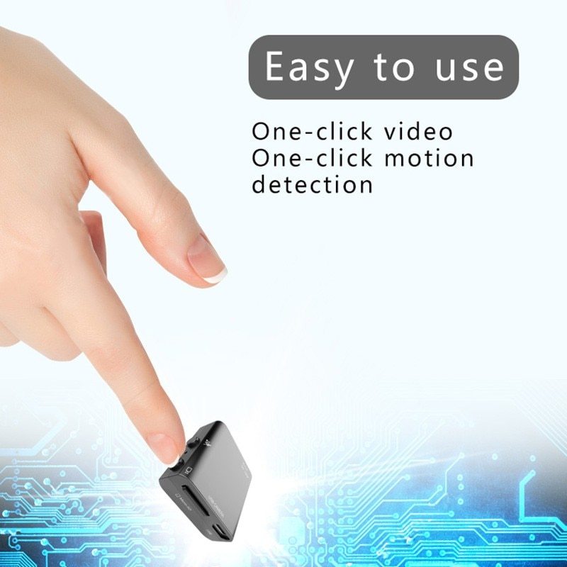 1080P Full HD Video Kamera XD IR-CUT Mini Kamera En Küçük Kızılötesi Gece Görüşlü Mikro Kamera Hareket Algılama DV Mini Video Kamera