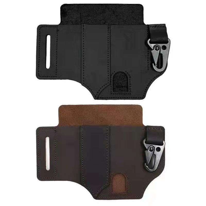 Açık Hava Vintage EDC Taktik Alet Deri Çantası