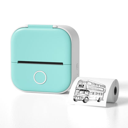 Taşınabilir Mini Termal Etiket Yazıcısı Ev Fotoğraf Yazıcısı Öğrenci Yanlış Soru Yazıcısı Bluetooth Uyumlu Mini Etiket Yazıcısı Fiyat Etiketi