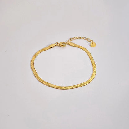 Stainless Steel 5-piece Set Simple Bracelet Does Not Fade