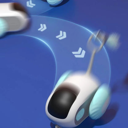 Uzaktan Kumandalı Etkileşimli Kedi Araba Oyuncağı USB Şarjlı Kovalamaca Otomatik Kendiliğinden Hareket Eden Uzaktan Akıllı Kumandalı Araba Etkileşimli Kedi Oyuncağı Evcil Hayvan Ürünleri
